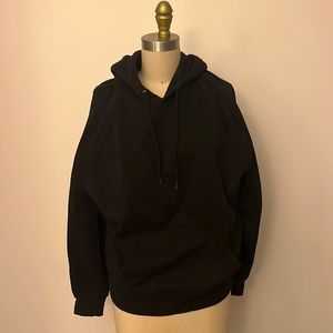 Oversized black hoodie